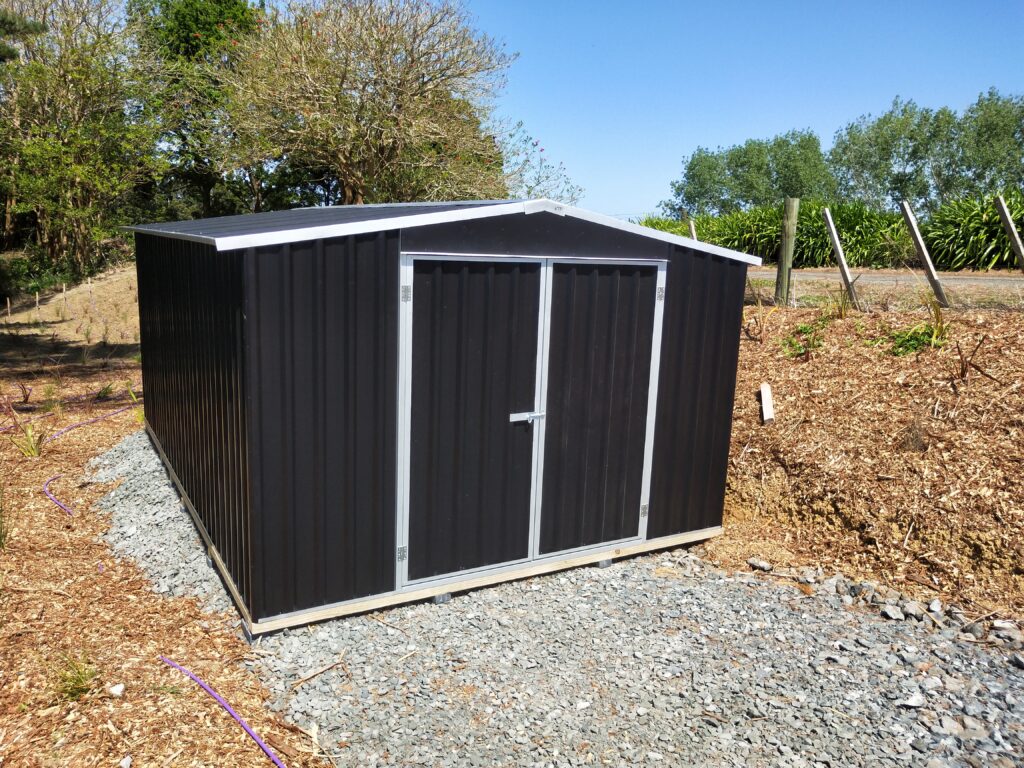 Custom-made steel garden shed by 1st Choice Garden Sheds